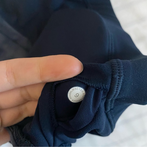 Lululemon align crop top Diamond dye asphalt grey true navy NWOT - Picture 4 of 8